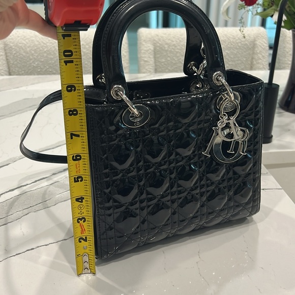 Dior Glossy Black Shoulder Bag - Picture 11 of 12